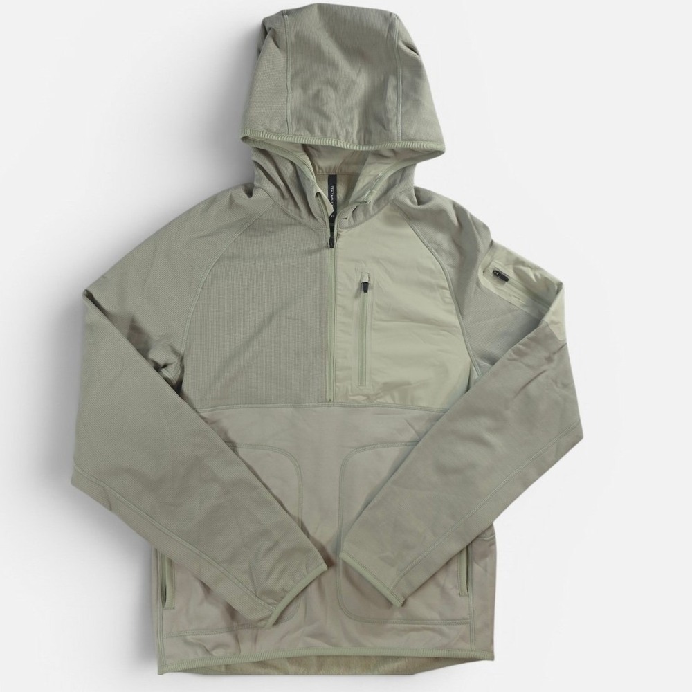 Ten Thousand Men XS Sage Green Tactical Half-Zip Hoodie Athletic Grid Training